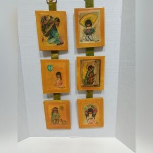Vintage Signed Ted DeGrazia Wall Plaques Set 6